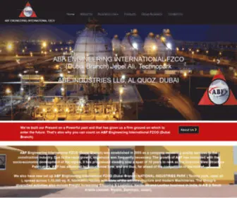 Abfmiddleeast.com(ABF Engineering) Screenshot