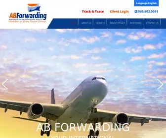 Abforwarding.com(AB Forwarding) Screenshot