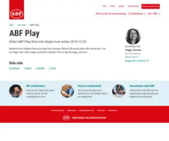 Abfplay.se(ABF Play) Screenshot