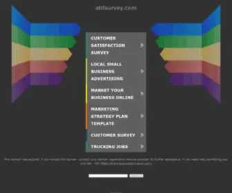 Abfsurvey.com(abfsurvey) Screenshot