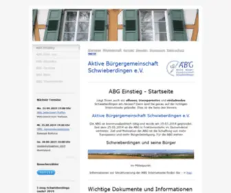 ABG-SChwieberdingen.de(Aktive) Screenshot