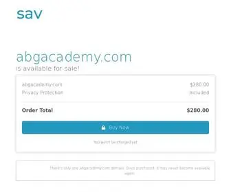 Abgacademy.com(The premium domain name) Screenshot
