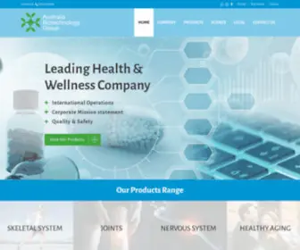 Abgbiotec.com(Australia Biotechnology Group) Screenshot