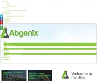 Abgenix.com(Home) Screenshot