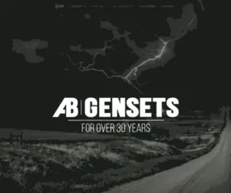 Abgensets.com(AB Gensets) Screenshot