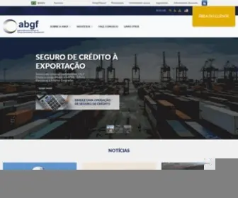 ABGF.gov.br(Agência Brasileira Gestora de Fundos Garantidores e Garantias S.A) Screenshot