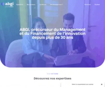 Abgi-France.com(Management et Financement de votre innovation) Screenshot