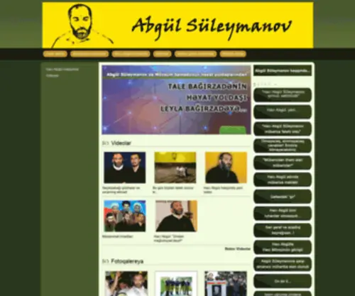 Abgulsuleymanov.com(Abgül) Screenshot