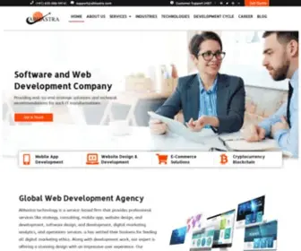Abhastra.com(Software Development company) Screenshot