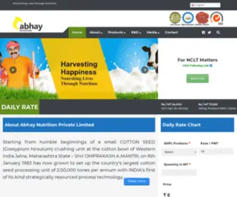 Abhaynutrition.com(Nourishing Lives through Nutrition) Screenshot