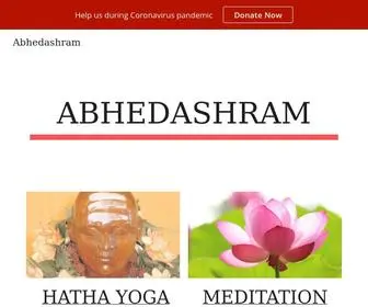 Abhedashram.org(Abhedashram) Screenshot