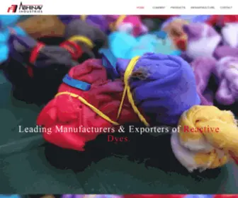 Abhinavdyes.com(Abhinav Industries) Screenshot