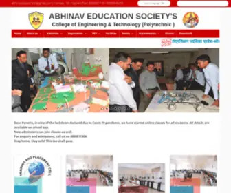 AbhinavPolytechnic.org(College of Engineering & Technology (Polytechnic )) Screenshot