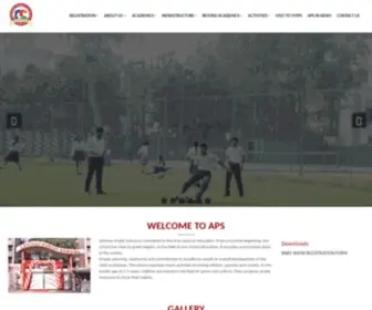 AbhinavPublicschool.com(Abhinav Public School Pitampura) Screenshot