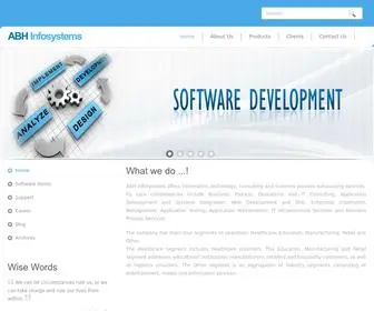 Abhinfosys.com(ABH Infosystems) Screenshot