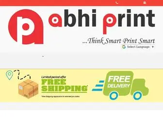 Abhiprint.com(Manufacturer of Catalog) Screenshot