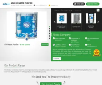 Abhirowater.in(ABHI RO WATER PURIFIER) Screenshot