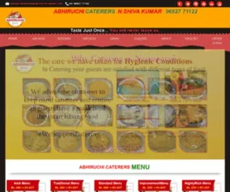 Abhiruchicaterers.com(Abhiruchi Caterers) Screenshot