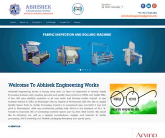 Abhishekenggworks.com(Abhishek Engineering Works) Screenshot