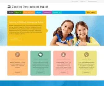 Abhishekinternational.org(Abhishek International School) Screenshot