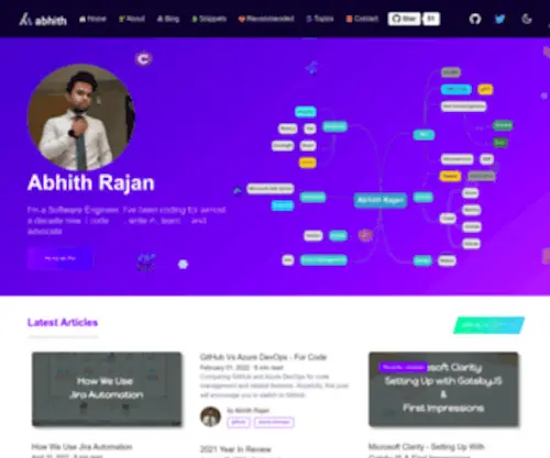 Abhith.net(Abhith Rajan) Screenshot