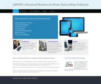 ABHNS.com(Advanced Business and Home Networking Solutions) Screenshot