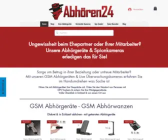 Abhoeren24.com(GSM Abhörgeräte) Screenshot