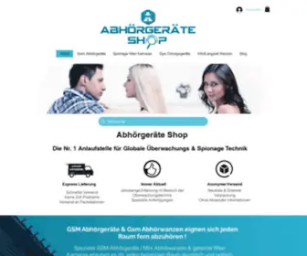 Abhoergeraeteshop.com(BESTE & NEUSTE SPEZIELLE ABHÖRGERÄTE) Screenshot