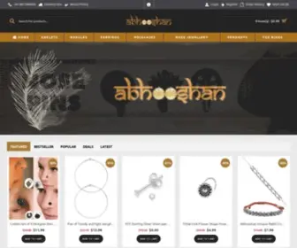 Abhooshan.com(The Online Jewelry Store) Screenshot