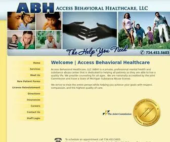 Abhplymouth.com(Access Behavioral Healthcare) Screenshot