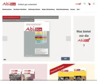 Abi-Boxen.de(Abi-Boxen, Zentralabitur, Unterrichtsmaterial Lehrer & Schüler) Screenshot