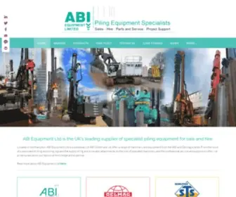 Abi-EQP.com(ABI Equipment Ltd in Northampton) Screenshot