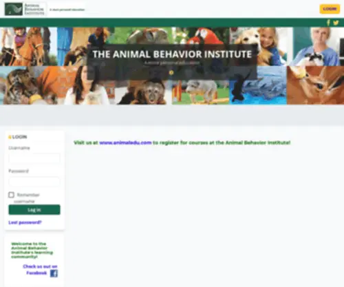 Abi-Learning.com(Animal Behavior Institute) Screenshot