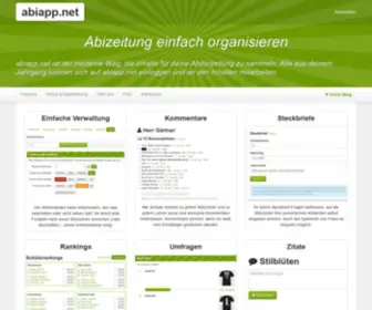 Abiapp.net(Abizeitung einfach organisieren) Screenshot