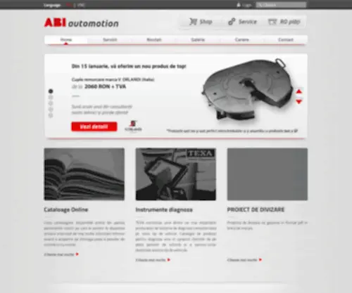 Abiautomotion.ro(ABI Automotion Romania) Screenshot