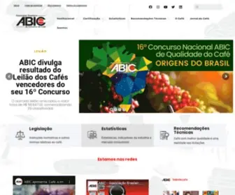 Abic.com.br(Associação Brasileira da Indústria de Café) Screenshot