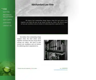 Abichandanilawfirm.com(Abichandani Law Firm) Screenshot