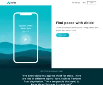 Abide.co(Abide) Screenshot