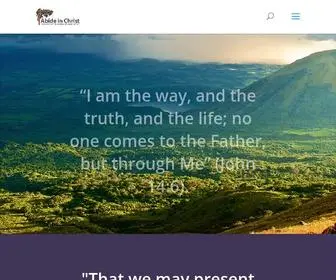 Abideinchrist.net(Abide in Christ Devotionals) Screenshot