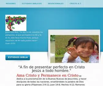 Abideinchrist.org(Ama y Permanece en Cristo Estudios Sermones Devociones de la Biblia) Screenshot