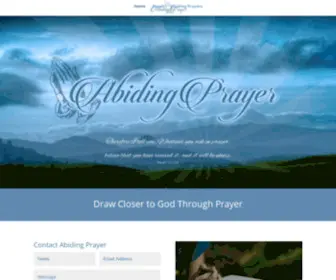 Abidingprayer.com(Abiding Prayer) Screenshot