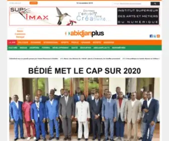 Abidjanplus.com(Côte d'Ivoire) Screenshot