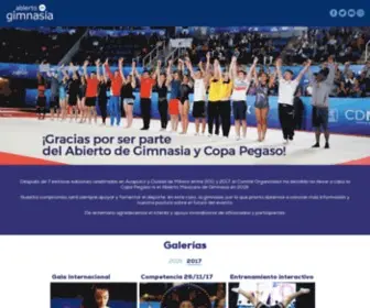 Abiertodegimnasia.com(Abierto Mexicano de Gimnasia) Screenshot