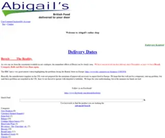 Abigail.dk(Abigail's British Foods Aps) Screenshot
