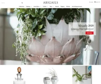 Abigails.net(Abigails Wholesale Home Decor) Screenshot