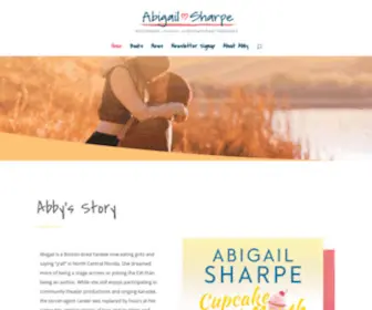 Abigailsharpe.com(Passionate, playful contemporary romance) Screenshot