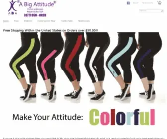 Abigattitude.com(Plus Size Activewear) Screenshot