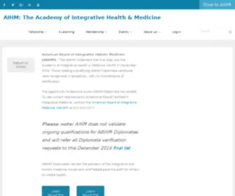Abihm.org(Connection, Education, and the New Standard of Care) Screenshot