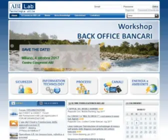 Abilab.it(Ricerca e innovazione per il settore bancario) Screenshot