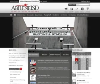 Abileneisd.org(Abilene Independent School District) Screenshot